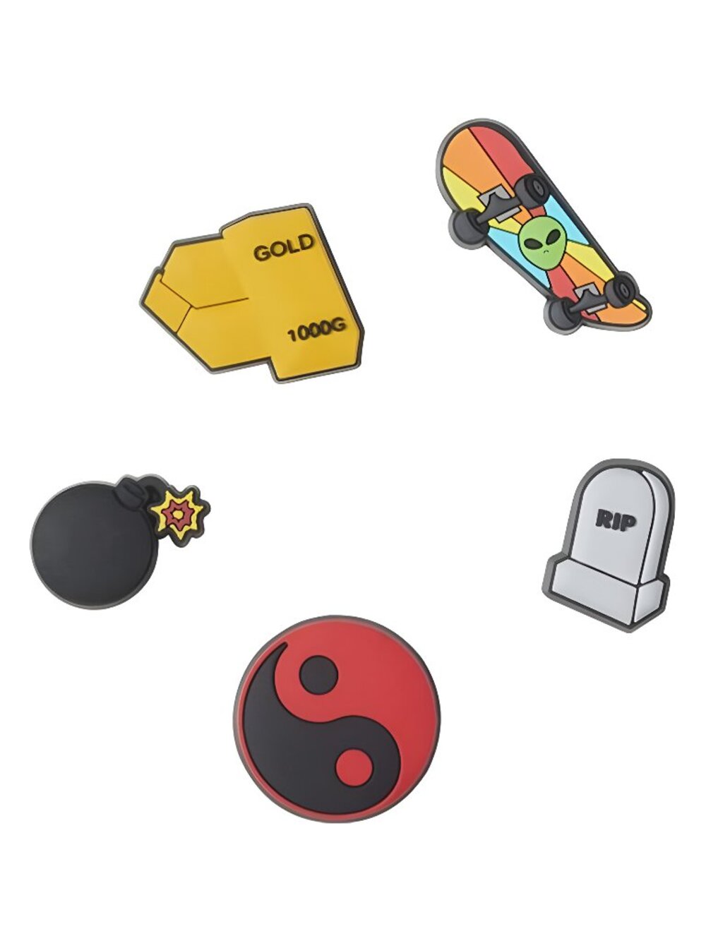 Crocs Jibbitz 5-Pack Alien Shoe Charms | Jibbitz for Crocs
